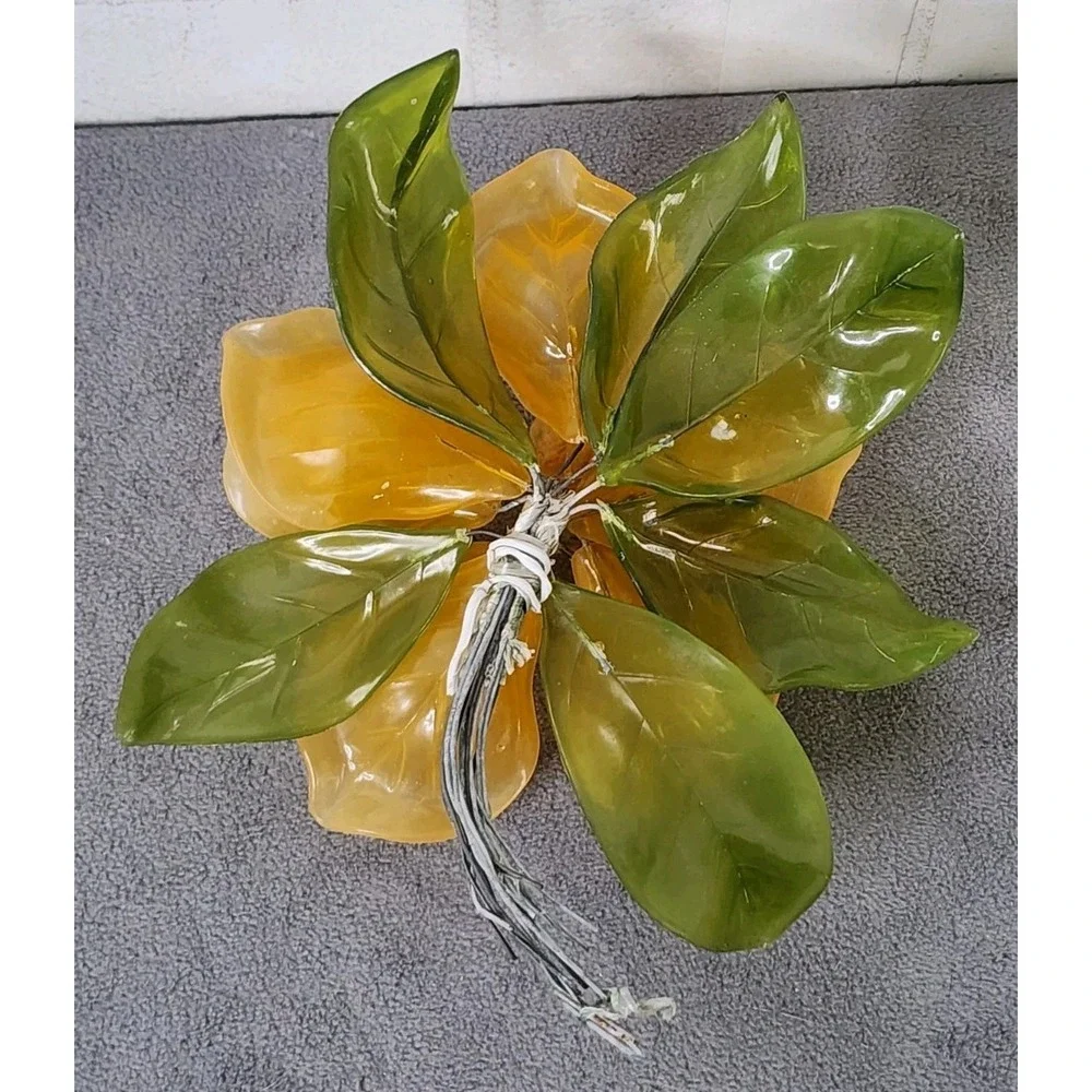 Vintage MCM Lucite Sculptured Flower MCM 9